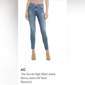AG Farrah jeans. Size 28